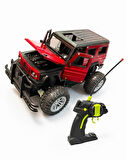 Şimşek Toys Uzaktan Kumandalı 1:20 Şarjlı Metal Off Road Işıklı Arazi Aracı Kırmızı 682