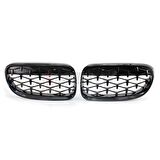S-Dizayn Bmw 3 Serisi Coupe E92/E93 Coupe Ön Panjur Böbrek Parlak Siyah Piano Black Diamond Model 2010-2014