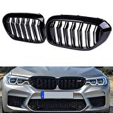 S-Dizayn Bmw 5 Serisi G30/G38 Ön Panjur Böbrek Parlak Siyah Piano Black M5 Model 2017 Üzeri