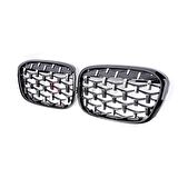 S-Dizayn Bmw X1 F48/F49 Ön Panjur Böbrek Parlak Siyah Çerçeveli Krom Diamond Model 2016 Üzeri