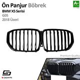 S-Dizayn Bmw X5 G05 Ön Panjur Böbrek Parlak Siyah Piano Black Düz Model 2018 Üzeri