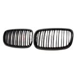 S-Dizayn Bmw X5 E70/E71/E72 Ön Panjur Böbrek Parlak Siyah Piano Black M X5 Model 2007-2013
