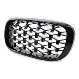 S-Dizayn Bmw X5 F15/F16 Ön Panjur Böbrek Parlak Siyah Piano Black Diamond Model 2014-2016