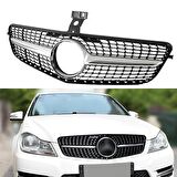 S-Dizayn Mercedes C-Class W204 Ön Panjur Krom Diamond Model 2007-2014