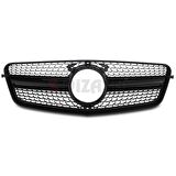 S-Dizayn Mercedes E-Class W212 Ön Panjur Parlak Siyah Piano Black Diamond Model 2009-2013