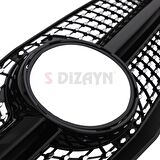 S-Dizayn Mercedes E-Class W212 Ön Panjur Parlak Siyah Piano Black Diamond Model 2009-2013