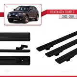 Volkswagen Touareg 2003-2010 Arası ile uyumlu Basic Model Ara Atkı Tavan Barı SİYAH 3 ADET