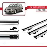 Volkswagen Golf 7 SPORTSVAN 2014-2020 Arası ile uyumlu Basic Model Ara Atkı Tavan Barı GRİ 3 ADET