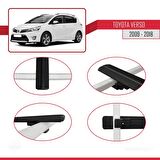 Toyota Verso 2009-2018 Arası ile uyumlu Basic Model Ara Atkı Tavan Barı SİYAH 3 ADET