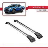 Mitsubishi L200 2015-2023 Arası ile uyumlu ACE-1 Ara Atkı Tavan Barı GRİ
