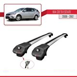 Kia Ceed Estate - SW 2009-2012 Arası ile uyumlu ACE-1 Ara Atkı Tavan Barı GRİ