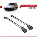 Citroen Berlingo 1996-2003 Arası ile uyumlu ACE-1 Ara Atkı Tavan Barı GRİ