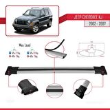 Jeep Cherokee (KJ) 2002-2007 Arası ile Uyumlu FLY Model Ara Atkı Tavan Barı GRİ 3 ADET BAR