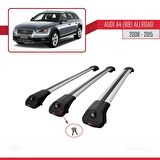 Audi A4 (B8) Allroad 2008-2015 Arası ile uyumlu ACE-1 Ara Atkı Tavan Barı GRİ 3 ADET BAR
