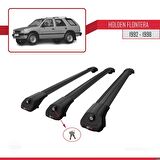 Holden Frontera 1992-1998 Arası ile uyumlu ACE-1 Ara Atkı Tavan Barı SİYAH 3 ADET BAR