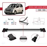 Toyota Yaris Verso (XP20) 2000-2005 Arası ile Uyumlu FLY Model Ara Atkı Tavan Barı GRİ