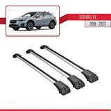Subaru XV 2018-2021 Arası ile uyumlu ACE-1 Ara Atkı Tavan Barı GRİ 3 ADET BAR
