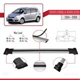 Toyota Corolla Verso (E120) 2004-2008 Arası ile Uyumlu FLY Model Ara Atkı Tavan Barı GRİ