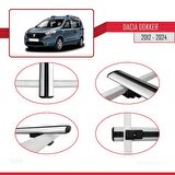 Dacia Dokker 2012 ve Sonrası ile uyumlu Basic Model Ara Atkı Tavan Barı GRİ 3 ADET