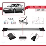 Toyota Corolla (E120) 2000-2006 Arası ile Uyumlu FLY Model Ara Atkı Tavan Barı GRİ