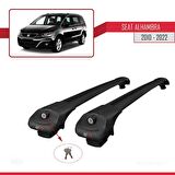 Seat Alhambra 2010-2022 Arası ile uyumlu ACE-1 Ara Atkı Tavan Barı SİYAH