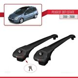 Peugeot 307 SW 2001-2008 Arası ile uyumlu ACE-1 Ara Atkı Tavan Barı SİYAH