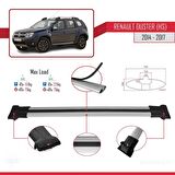 Renault Duster (HS) 2014-2017 Arası ile Uyumlu FLY Model Ara Atkı Tavan Barı GRİ