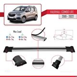 Vauxhall Combo Life 2019-2022 Arası ile Uyumlu FLY Model Ara Atkı Tavan Barı GRİ 3 ADET BAR