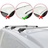 Dacia Sandero STEPWAY 2008-2012 Arası ile uyumlu ACE-1 Ara Atkı Tavan Barı GRİ 3 ADET BAR