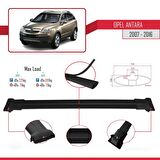 Opel Antara 2007-2016 Arası ile Uyumlu FLY Model Ara Atkı Tavan Barı SİYAH 3 ADET BAR