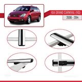 Kia Grand Carnival (VQ) 2006-2014 Arası ile uyumlu Basic Model Ara Atkı Tavan Barı GRİ 3 ADET