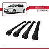 Toyota Verso 2009-2018 Arası ile uyumlu ACE-1 Ara Atkı Tavan Barı SİYAH 4 ADET BAR