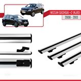 Nisssan Qashqai +2 (NJ10) 2008-2013 Arası ile uyumlu Basic Model Ara Atkı Tavan Barı GRİ 3 ADET