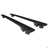 Opel Astra H SW / Estate 2004-2010 Arası ile uyumlu HOOK Model Anahtar Kilitli Ara Atkı Tavan Barı SİYAH