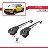 Kia Stonic 2018 ve Sonrası ile uyumlu ACE-1 Ara Atkı Tavan Barı GRİ