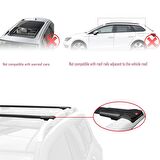 Skoda Roomster 2007-2015 Arası ile uyumlu FLY Model Ara Atkı Tavan Barı SİYAH