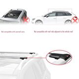 Subaru Forester 2013-2018 Arası ile uyumlu FLY Model Ara Atkı Tavan Barı GRİ