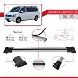 Volkswagen Transporter (T6) 2015 ve Sonrası ile uyumlu FLY Model Ara Atkı Tavan Barı GRİ 3 ADET BAR