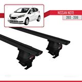 Nissan Note / Versa 2013-2019 Arası ile uyumlu ACE-4 Ara Atkı Tavan Barı SİYAH