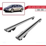 Opel Astra J SW / Estate 2010-2015 Arası ile uyumlu HOOK Model Anahtar Kilitli Ara Atkı Tavan Barı GRİ