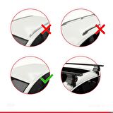 Seat Leon III (MK3) 2012-2020 Arası ile uyumlu ACE-4 Ara Atkı Tavan Barı SİYAH