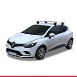 Renault Clio IV 2013-2019 Arası ile uyumlu ACE-4 Ara Atkı Tavan Barı GRİ