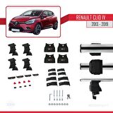 Renault Clio IV 2013-2019 Arası ile uyumlu ACE-4 Ara Atkı Tavan Barı GRİ