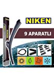 Niken Yeni Seri Toyota Yaris Silecek Takımı (Eyl.2005-Tem.2011) Muz Tip Silecek Aparatlı