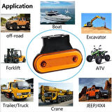 Side marker kasa lambası - beyaz 24v 3w çakarlı adet / LAAM446-1