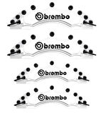 Nissan Qashqai+2 Uyumlu Brembo Beyaz Kaliper Kapağı 4 Parça Ön Arka Set