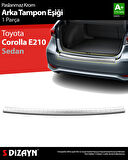 S-Dizayn Toyota Corolla Krom Arka Tampon Eşiği 2019 Üzeri