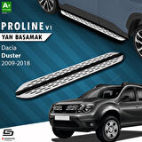 S-Dizayn Dacia Duster OEM Still Pro V1 Aluminyum Yan Basamak 173 Cm 2009-2018