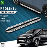 S-Dizayn Peugeot 3008 OEM Still Pro V1 Aluminyum Yan Basamak 183 Cm 2009-2016