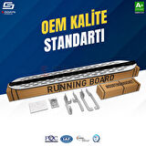 S-Dizayn VW Caddy 4 OEM Still Pro V1 Aluminyum Yan Basamak 193 Cm 2020 Üzeri
